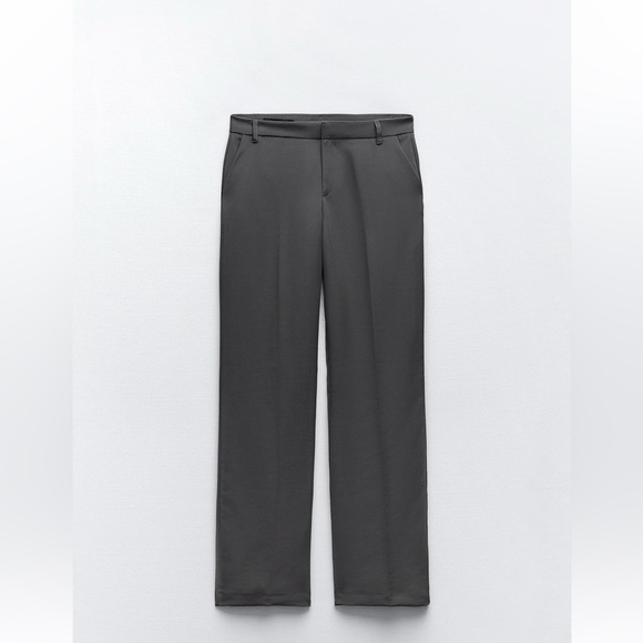 Zara Gray Dress Pants - Picture 1 of 1